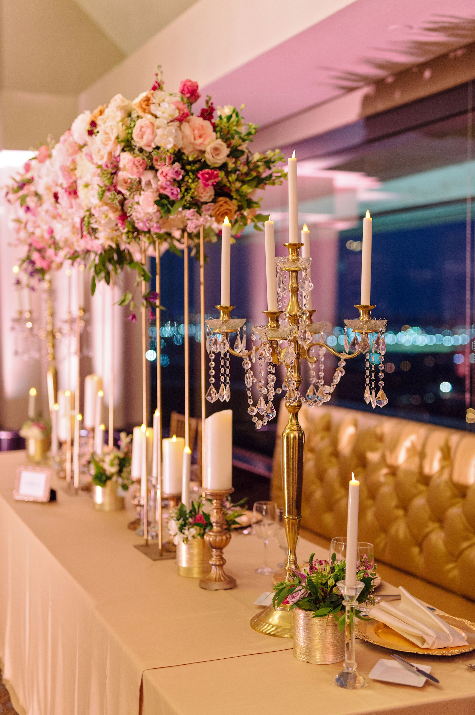 Head Wedding Table Set Up