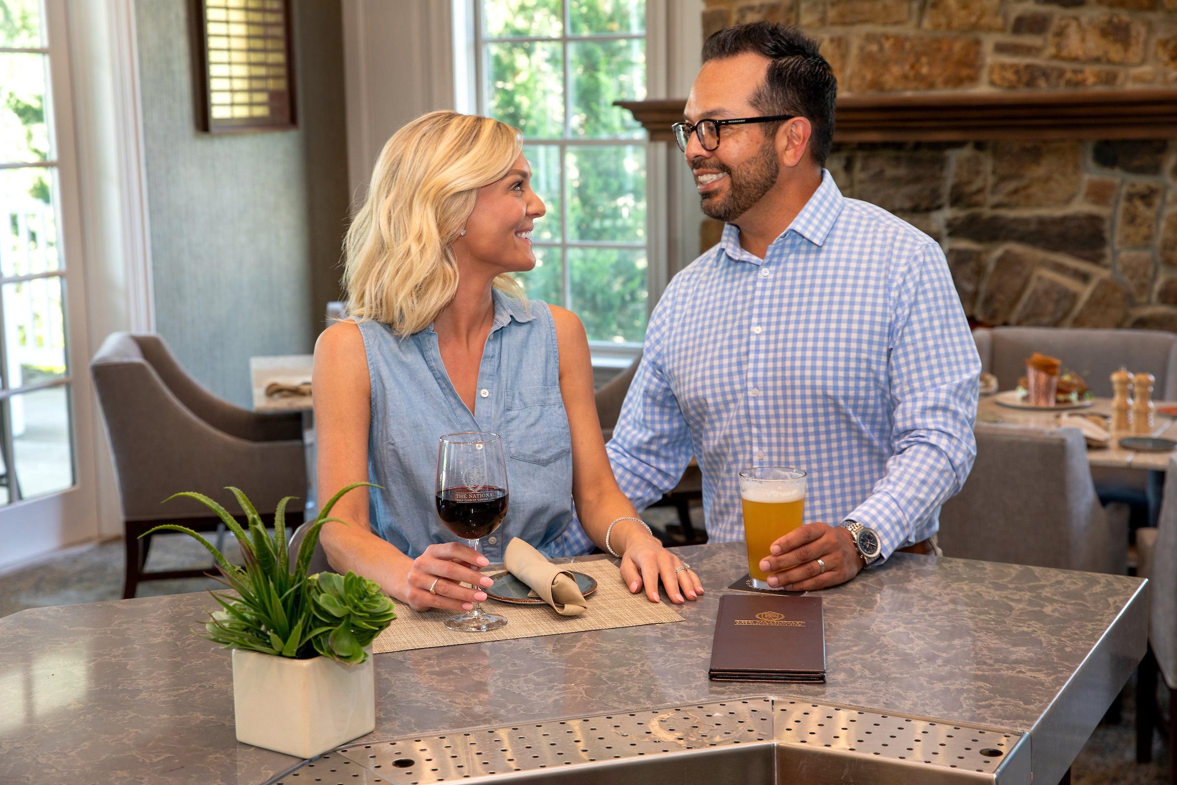 Couple dining