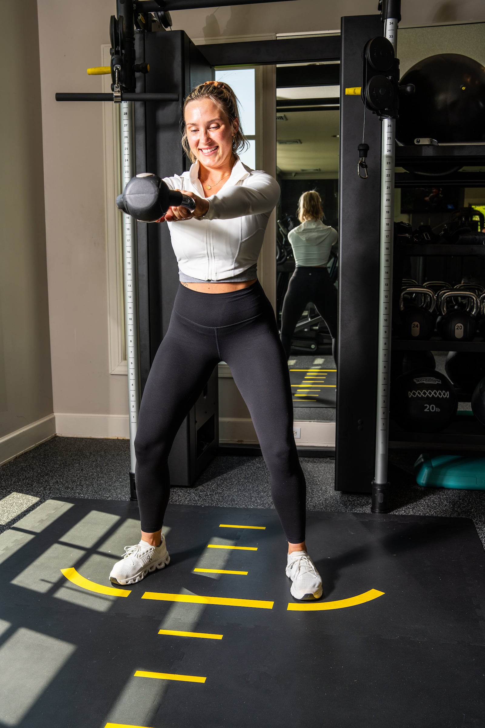 Woman at gym