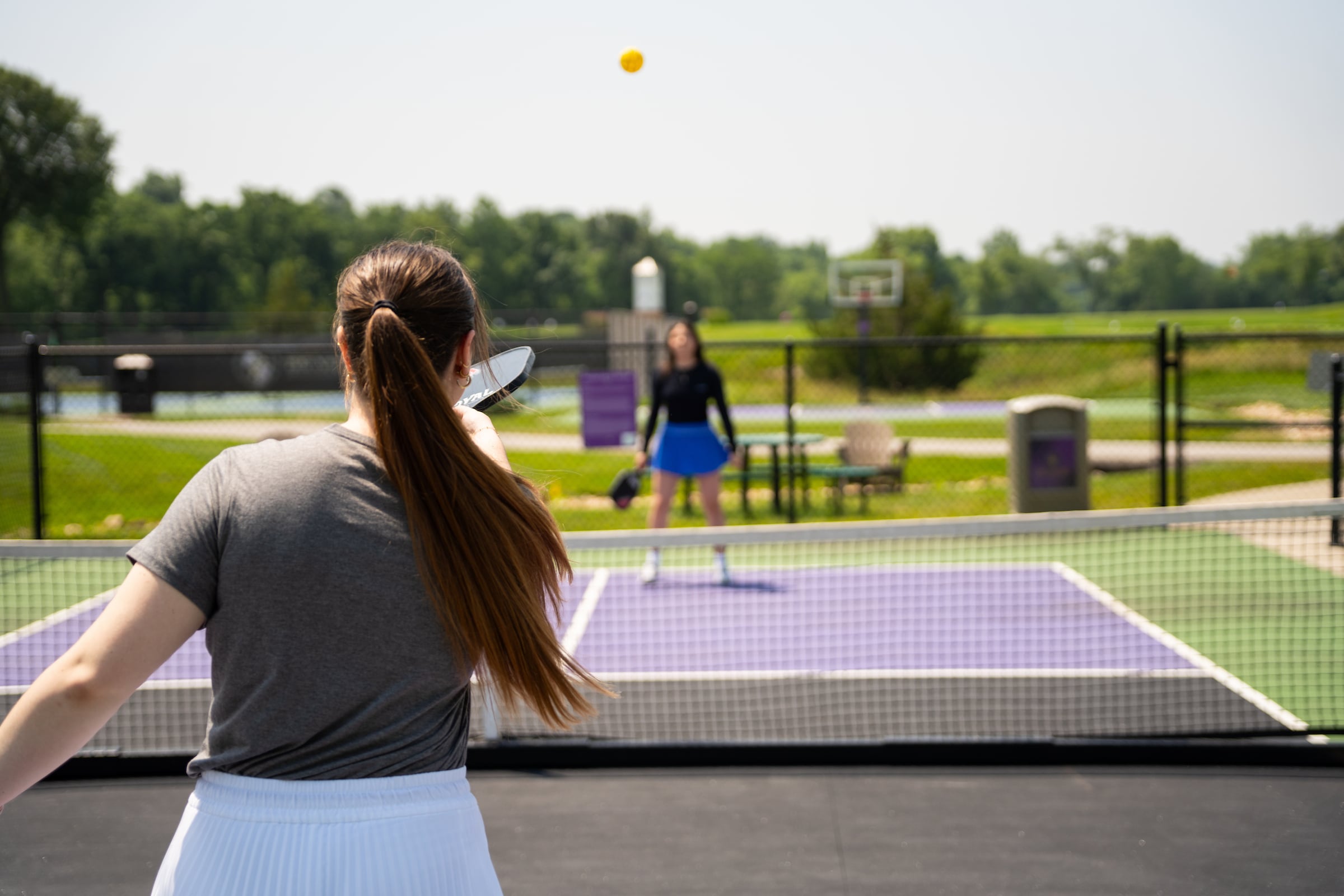 Pickleball players