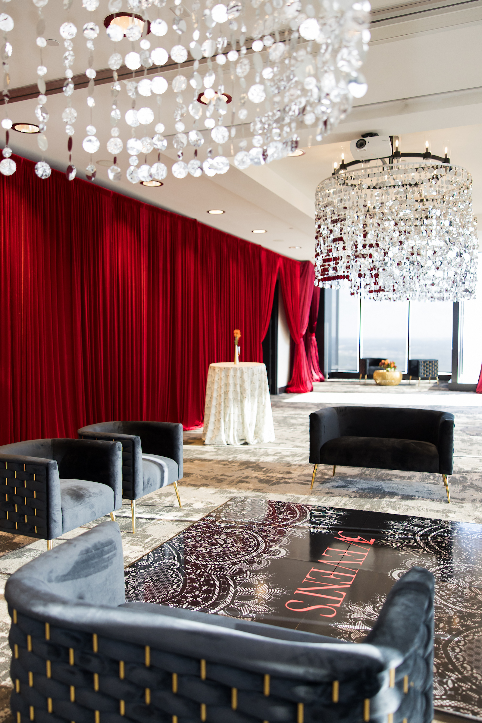 Tower Club Dallas Private Event Ballroom Set Up