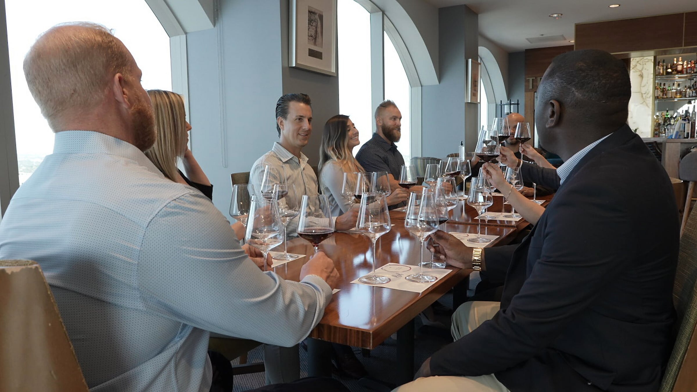Private event wine tasting