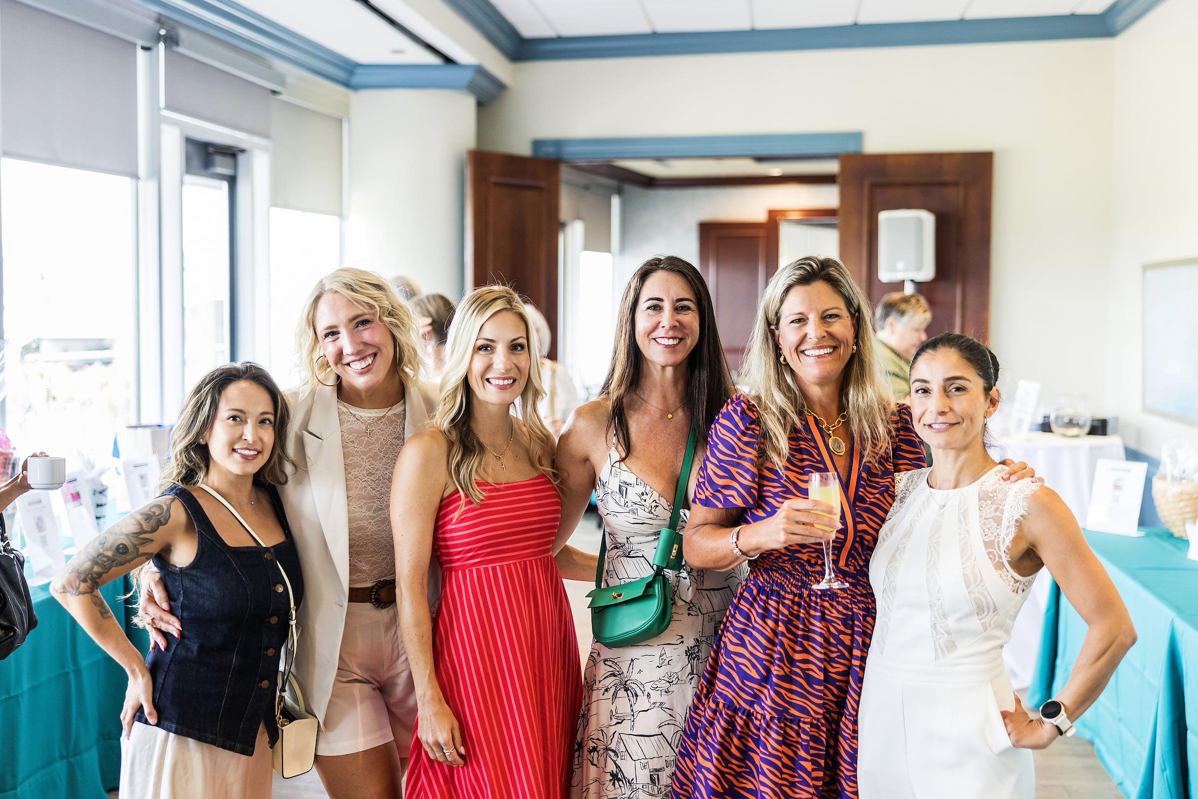 group of women at an SPCA private event