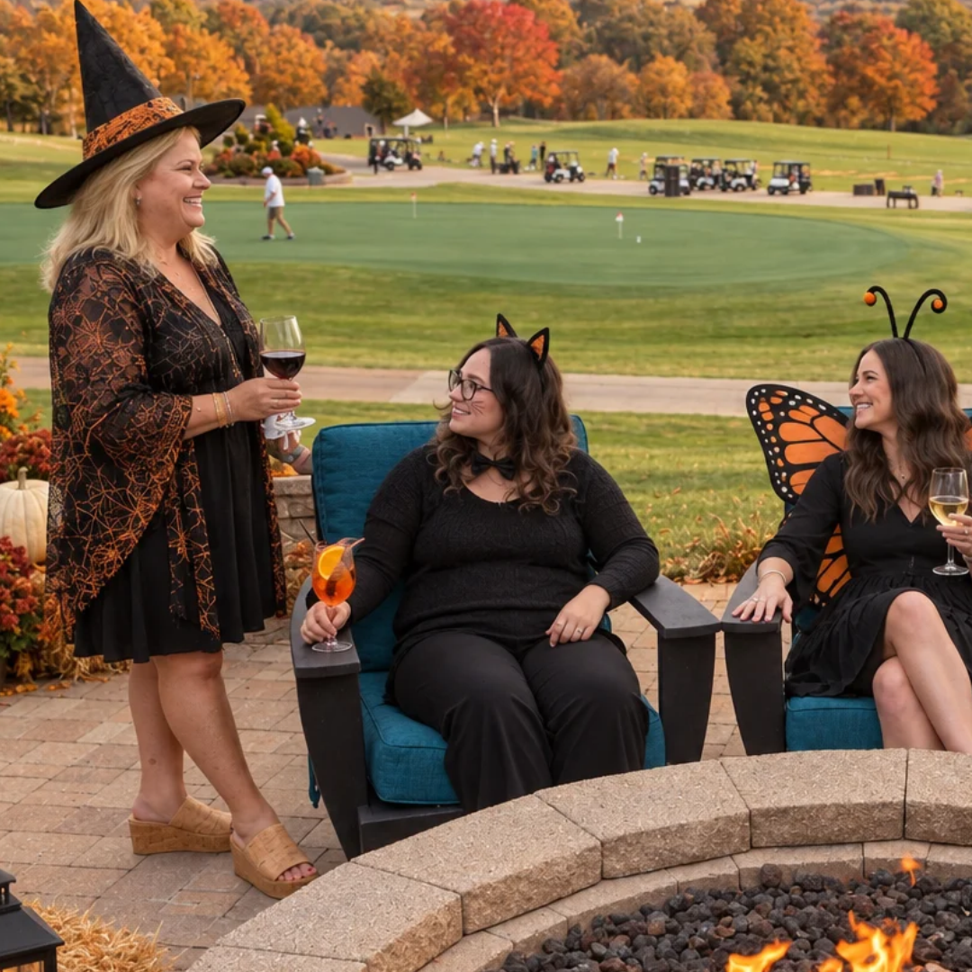 Members dressed up for halloween