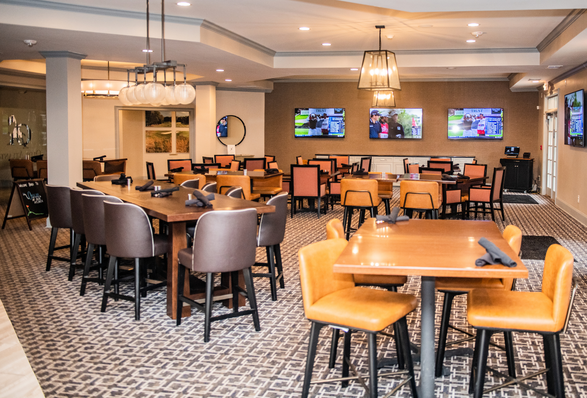 Olde Atlanta golf club Overlook dining room
