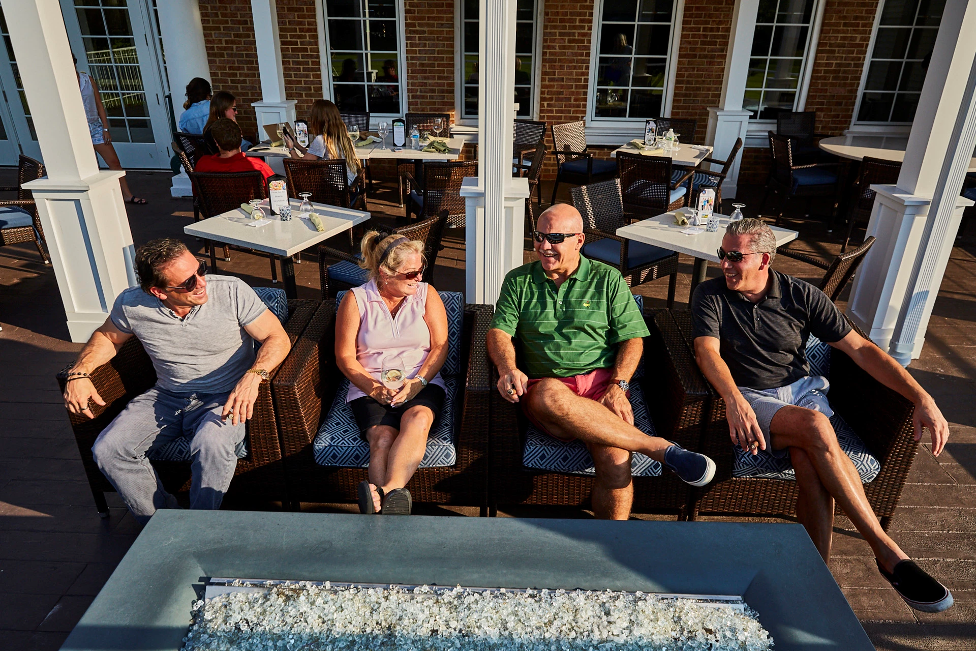 Hamlet Golf & Country Club - Members on the patio