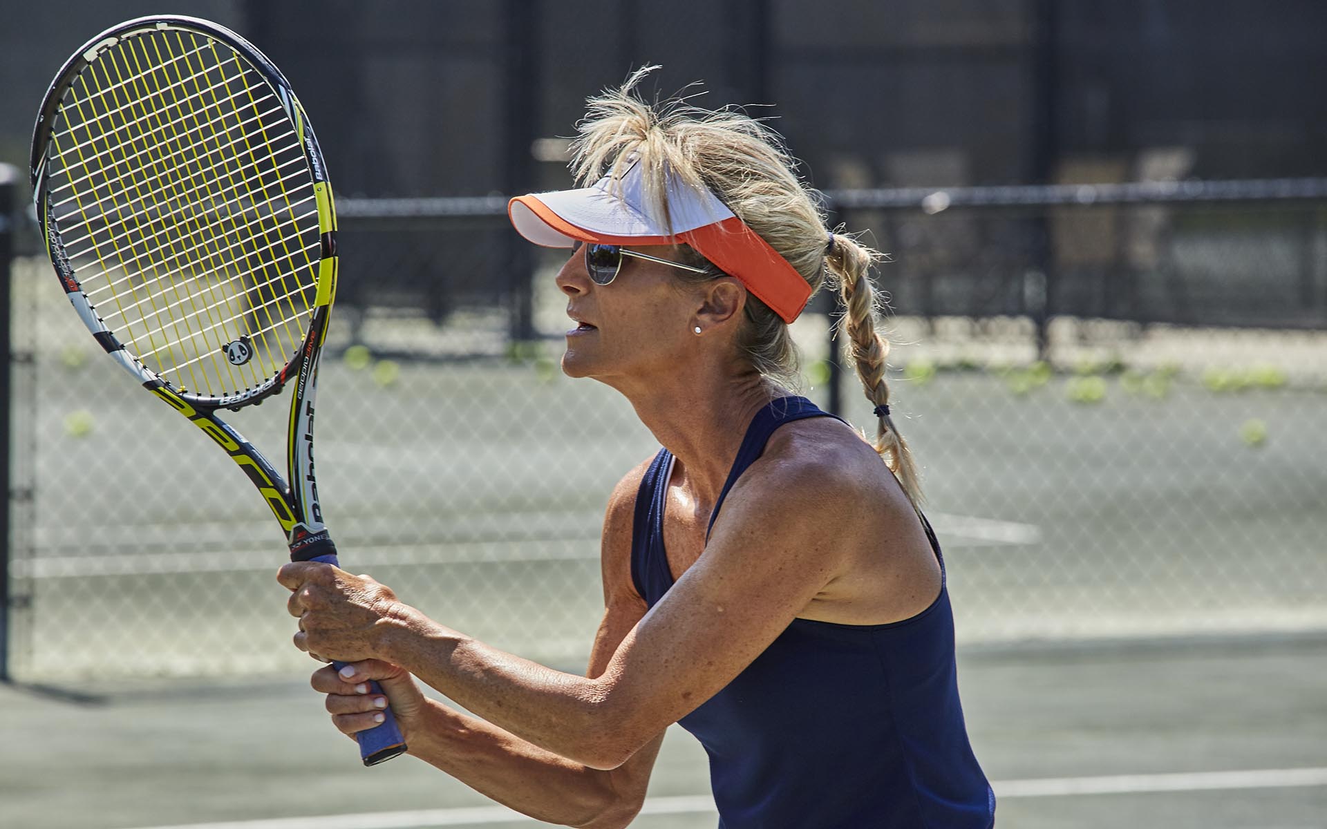 Hawkstone Country Club - Member playing tennis