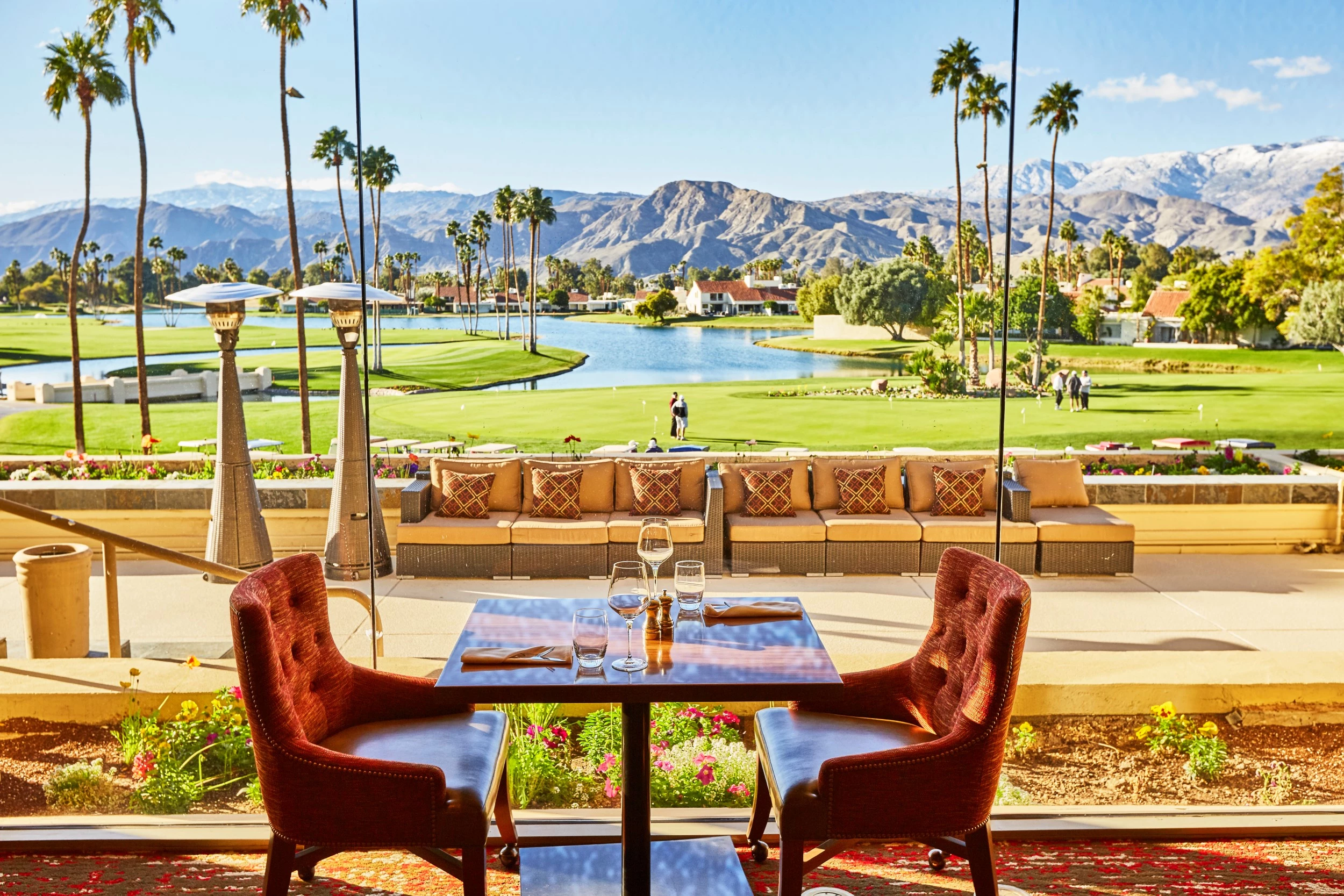 Dining with a view at Mission Hills Country Club
