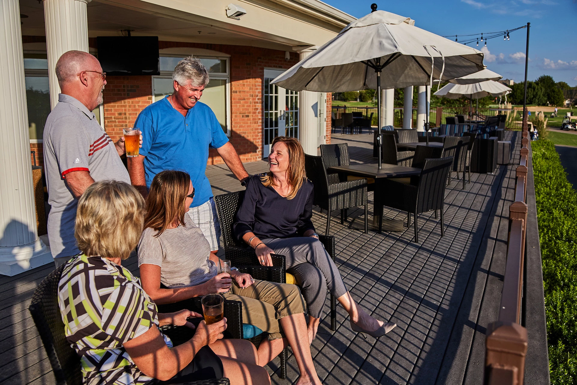 Oakmont Country Club - Members on the patio