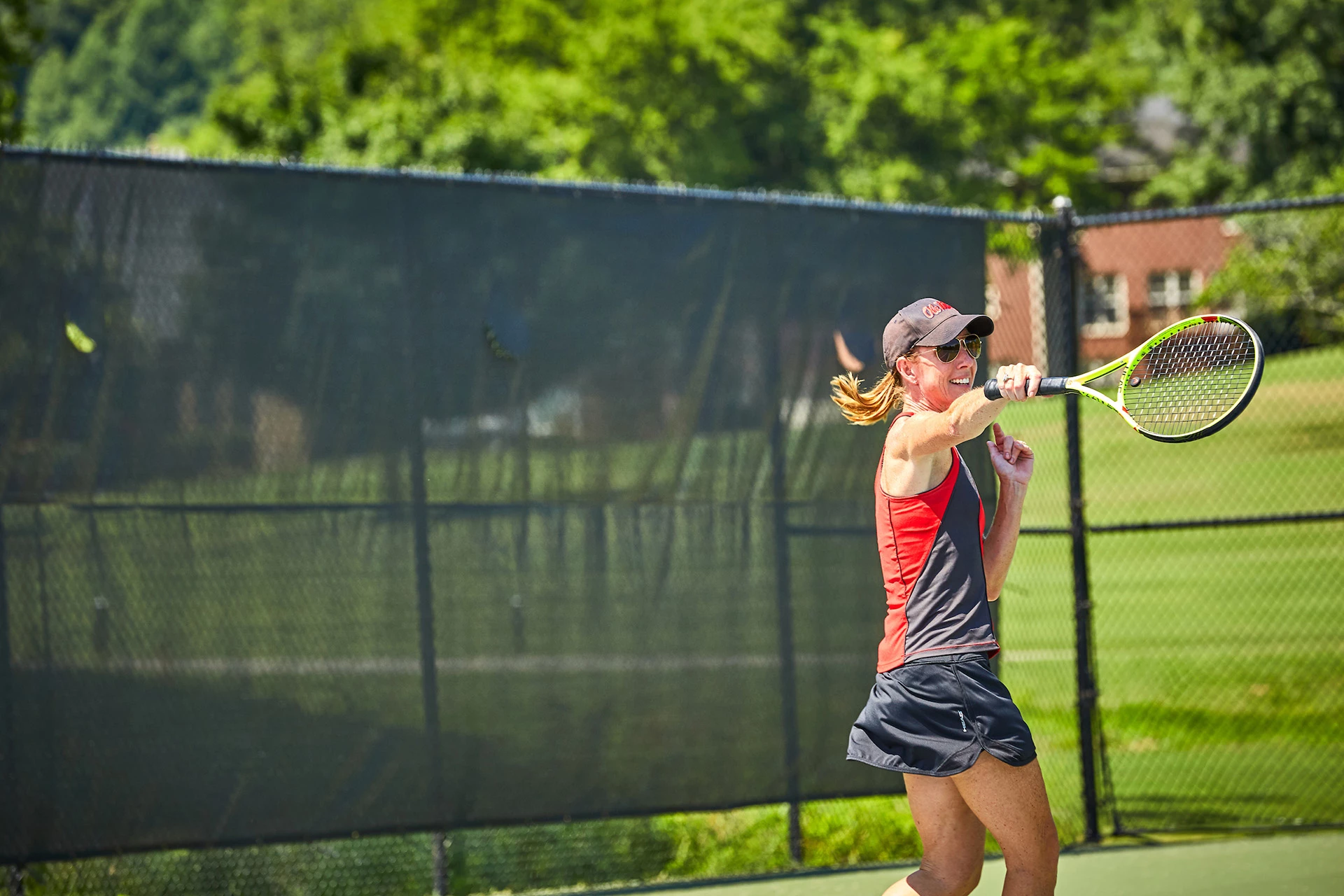 Temple Hills Country Club - Member playing tennis