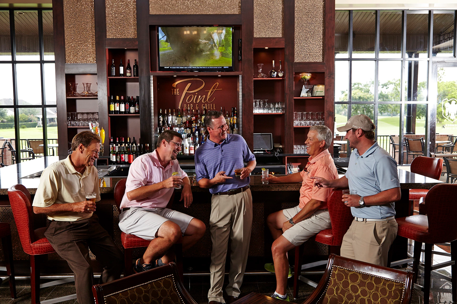 The Club at Falcon Point - Members at the bar