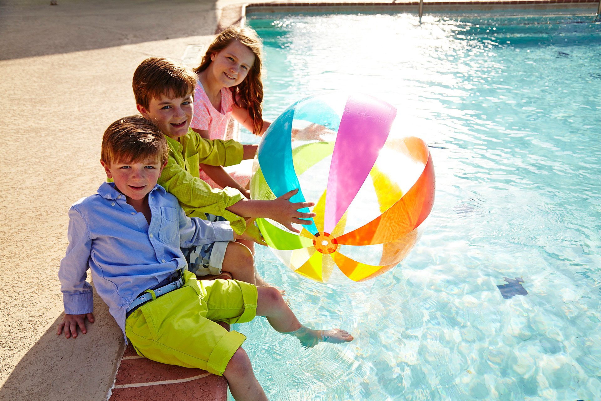 The Clubs of Prestonwood - Kids at the pool
