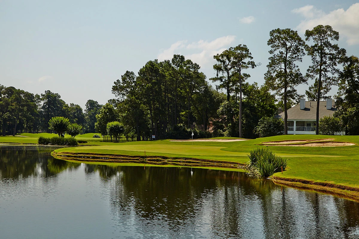 View of golf course at the Woodlands Country Club