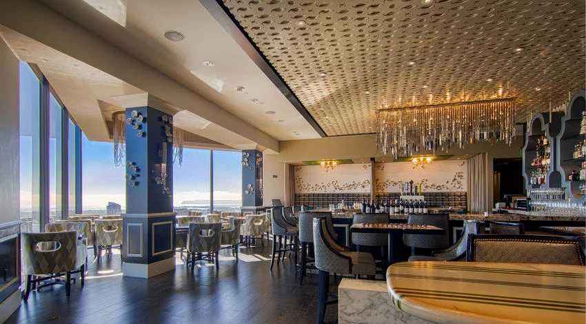 Dining | University Club atop Symphony Towers | San Diego, CA | Invited