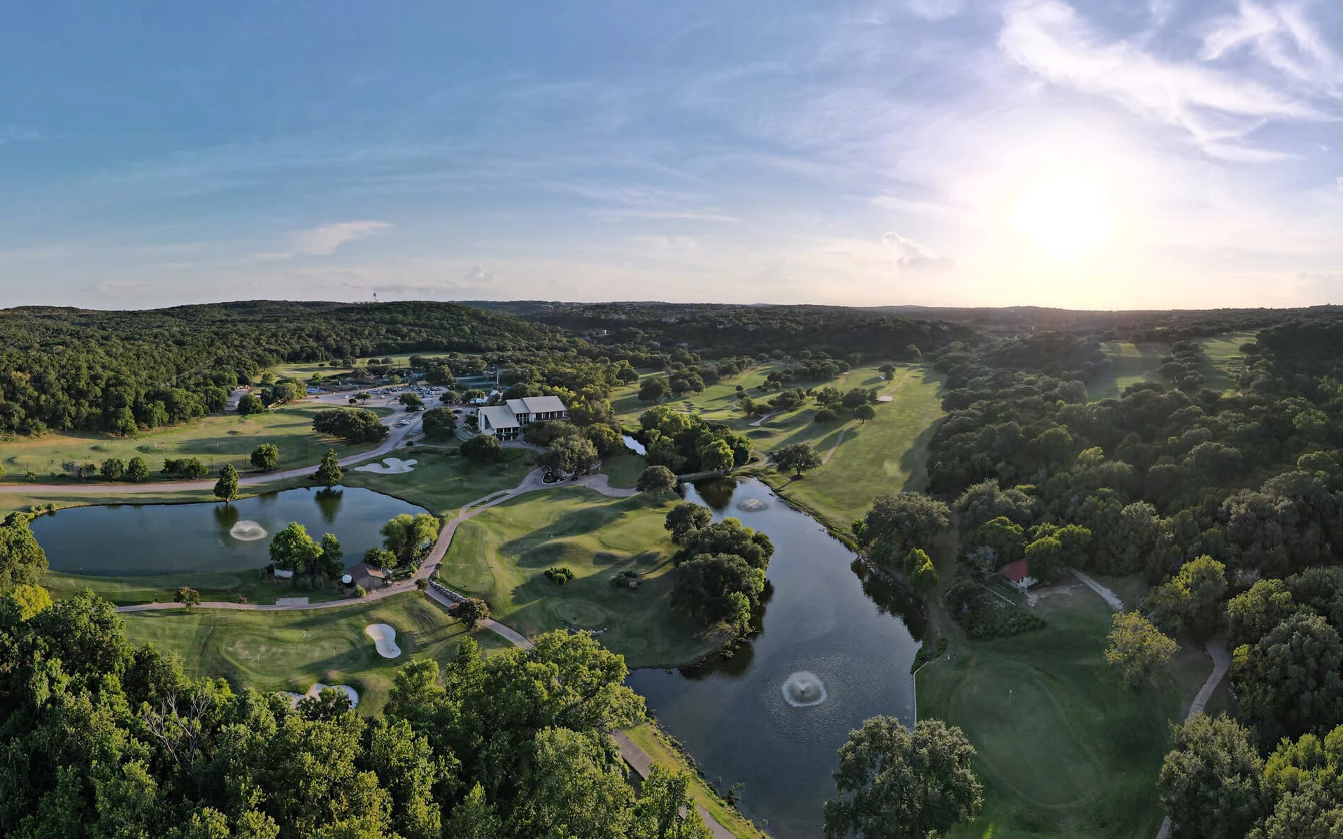 Westlake Country Club golf course aerial view